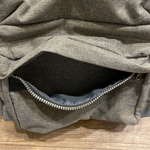 Unisex Grey Backpack - Picture 2 of 9